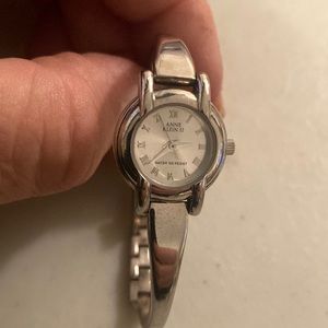 Anne Klein Silver tone Bracelet Wristwatch